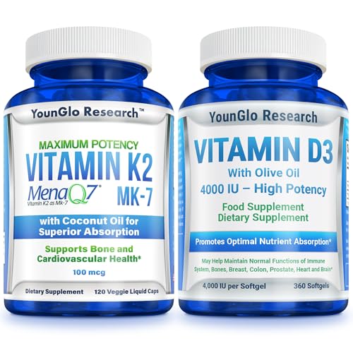 Vitamina D3 4000 IU & Vitamina K2 MK7 100 mcg Integratori