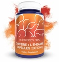 Nootropics Depot Caffeine e L-Theanine Capsules | 60 Count | Contiene 200 mg di caffeina e 100 mg di L-Theanine | Integratore Naturale | Energy Booster | Mental Focus + Alertness | Coffee Alternative