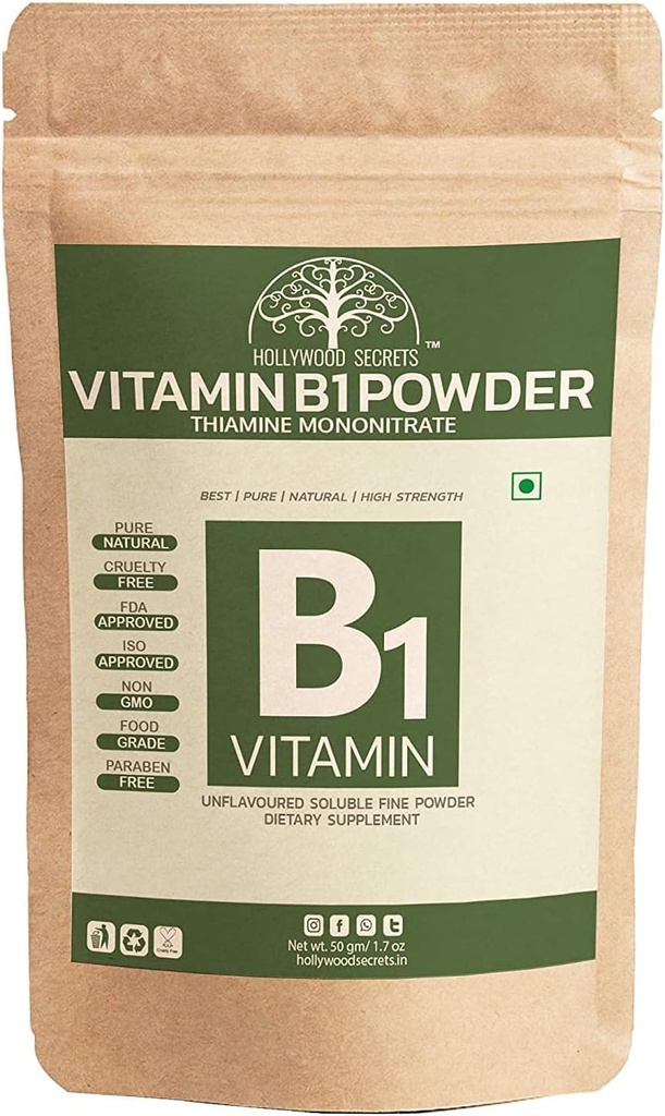 Vitamina B1 Polvere mononitrata della tiamina 50gm