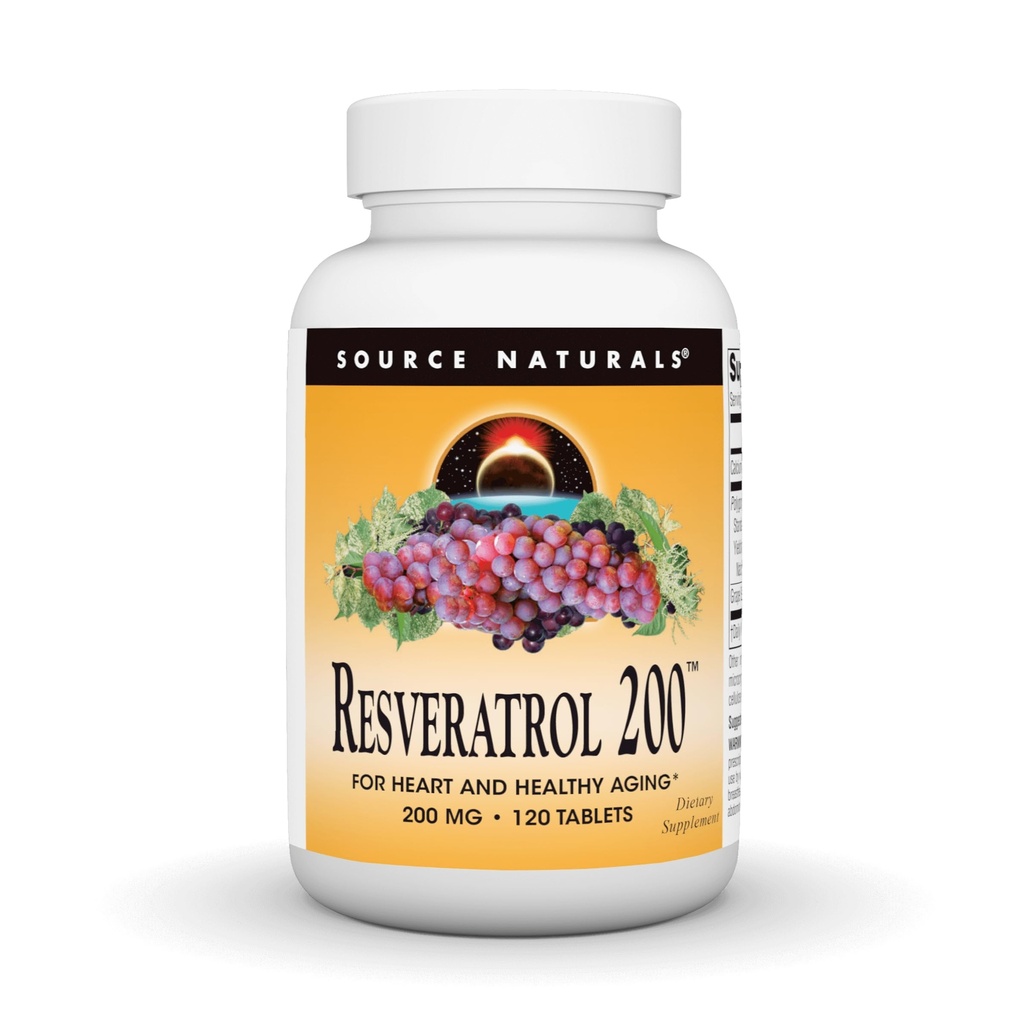 Resveratrolo 200 per l'invecchiamento sano*, 200 mg - 120 compresse