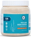 Psyllium Husk Powder 1.5lb | Easy Mixing Fiber dietetico | Cleanse Your Digestive System | Finely Ground Powder | Ideale per la cottura senza glutine | Non OGM