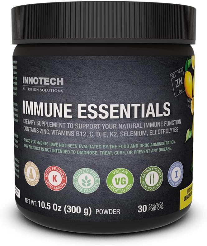 Innotech Nutrition Solutions Immune Essentials, 300 Grammo - Limone Flavore