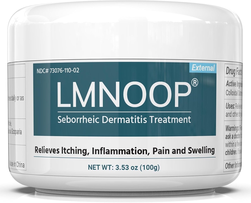 Crema di dermatite seborroica, trattamento della scala di resistenza extra per la psoriasi, Folliculitis, Eczema, Scala asciutta, Dandruff, Anti-Itch e pelle lenitiva 3.53 OZ