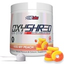 EHP Labs OxyShred Non Stimulant Pre Workout Polvere - Stim Free Pre Workout, Caffeina Free Preworkout per Uomini & Donne con L Glutamina & Acetyl L Carnitina - Peach, 60 Serve