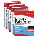 Relief del dolore urinario del LEADER Massima resistenza, Rilievo rapido del dolore UTI, Bruciazione & Urgenza, Rilievo dell'infezione del tratto urinario, cloridrato di Phenazopyridine 95 mg, 30 compresse, 4-Pack