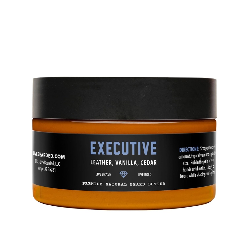 Cuscinetto vivo Butter, 3 fl oz - Made in USA - Condizionatore all-Natural Leave-in e Ammortizzatore con Shea | Centro Esecutivo - Cedro, Vanilla