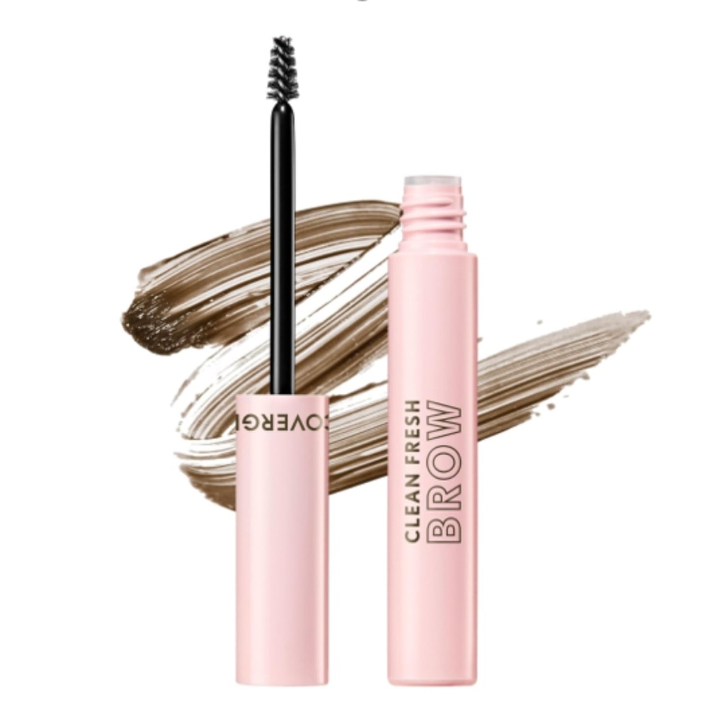 CoverGirl Clean Fresh Brow, 500 Medium Brown, Sopracciglia Gel, Long-Lasting, Vegan Formula, Natural Looking, Facile da applicare, Non Smudge, 0.18oz