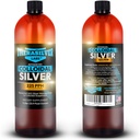 TheraSilver-TheraSilver Labs ACS 225-Advanced Colloidal Silver Liquid-225 PPM-Pure Bioactive Nano Particelle per Supporto Immune-32 Oz-Family Size