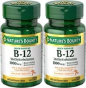 Natures Bounty Methylcobalamin B12 Microlozenge Tablets, 1000 mcg, 120 Conte), 60 Conte (Pacchetto di 2)