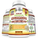 FRESH HEALTHCARE Ashwagandha Capsule KSM-66 1200mg puro estratto di radice con pepe nero per alto assorbimento - Potente Ashwagandha Supplemento - 60 capsule vegan
