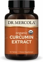 Dr. Mercola Organic Curcumin Extract, 90 Serve (90 compresse), Integratore alimentare, Non OGM, Certificato USDA Organic
