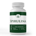 PURE ORIGINAL INGREDIENTI Spirulina (100 capsule) Ricco di Phycocyanin, Pure
