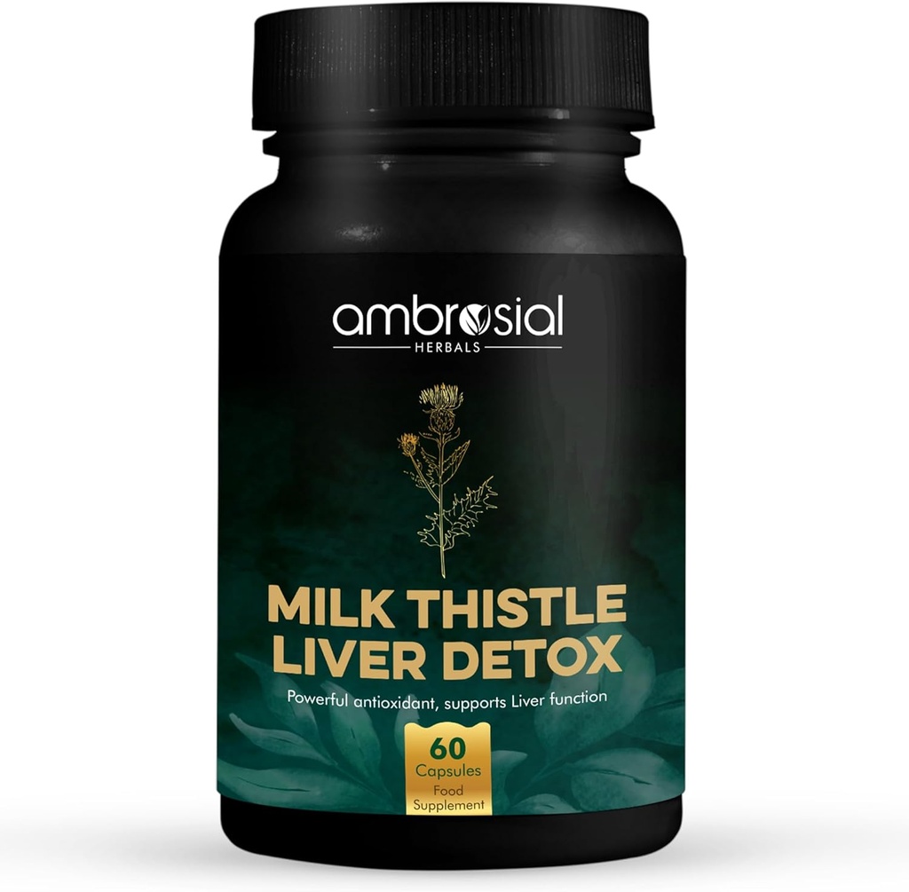 AMBROSIAL Milk Thistle Capsule - Confezione da 1-60 Capsule