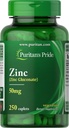 Puritan's Pride Zinc 50 Mg, 250 Conte