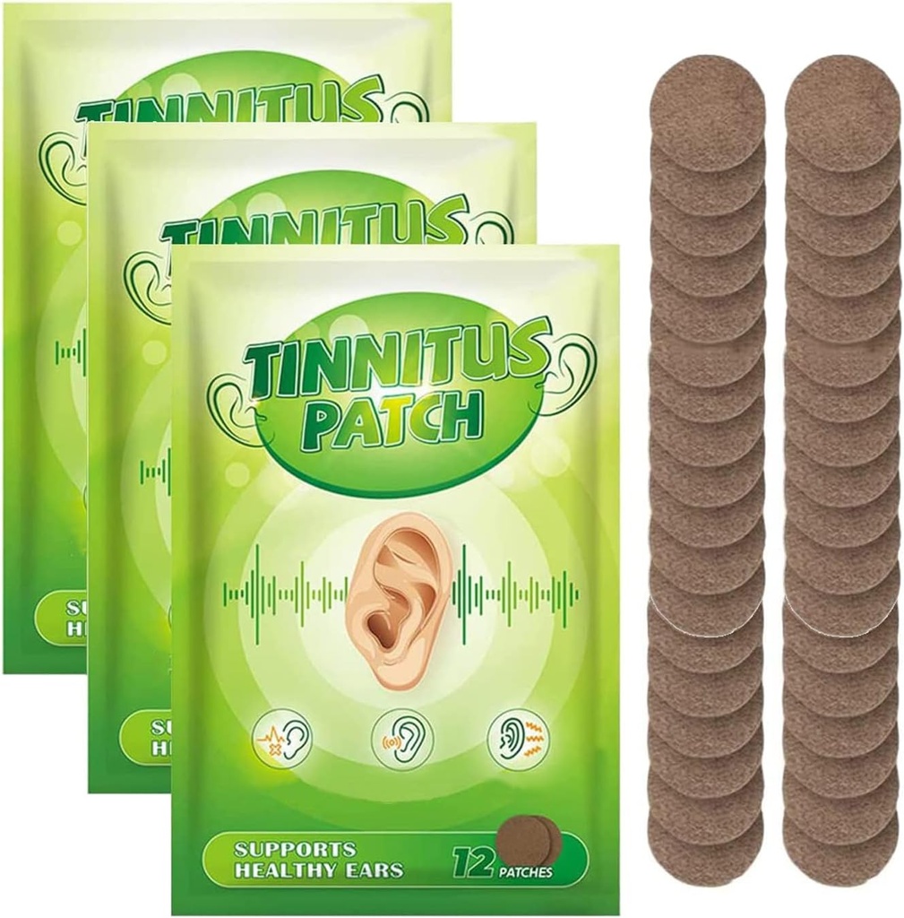 36pcs Tinnitus Ear Patch, Naturale Formula Ear Patches, Cura dell'orecchio