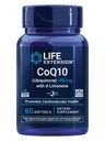 Estensione della vita CoQ10 (Ubiquinone) con d-Limonene – Salute del cuore, Combattimento Generale Fatigue, Migliore Assorbimento – Senza glutine, Non OGM – 60 Softgels