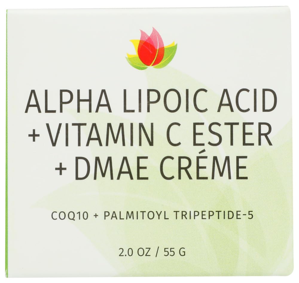 REVIVA LABS - Acido alfa lipoico Vitamina C Ester DMAE Creme (2.oz)
