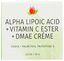 REVIVA LABS - Acido alfa lipoico Vitamina C Ester DMAE Creme (2.oz)