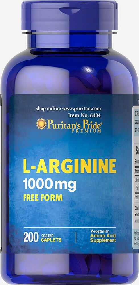 Puritan's Pride L-Arginina 1000 mg-200 Caplets
