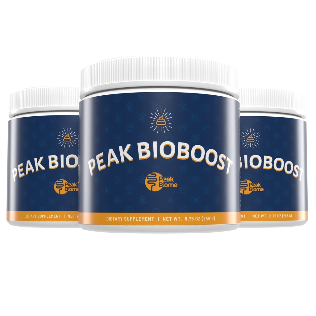Supplemento di fibra prebiotica Peak BioBoost per la pulizia del colon - Integratori nutrizionali digestivi senza gusto - Facile da sciogliere - No Gluten, Soia o latticini - Alimentazione 3-Month - 90 Serve