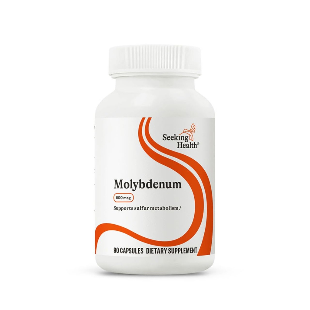 Alla ricerca di salute molibdeno - Supplemento con glicelato glicinato di molibdeno - Integratore Supporta il metabolismo sulfito e la salute cellulare - Capsule vegetariani e vegani - 500 mcg, 90 capsule