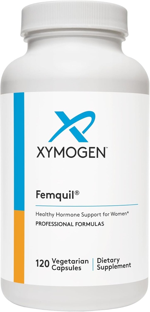 XYMOGEN Femquil - Promuovere l'equilibrio dell'ormone per le donne - il metilfolato biologicamente attivo + il supplemento della dim - può aiutare ad alleviare il menopausa comune &amp; sintomi del PMS - l'attività antiossidante di aiuto (120 capsule)
