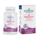 Nordic Naturals Prenatal DHA, Unflavored - 180 Soft Gels - 830 mg Omega-3 + 400 IU Vitamin D3 - Supporta lo sviluppo del cervello nei bambini durante la gravidanza e lattazione - Non-GMO - 90 Serve