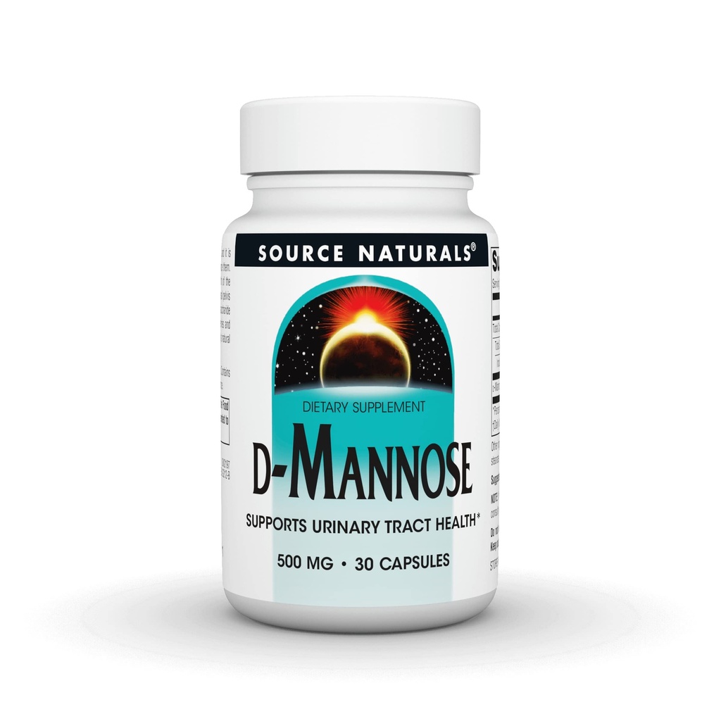 D-Mannose, Potent Urinary Tract & Bladder Health Support*, 500mg - 30 capsule