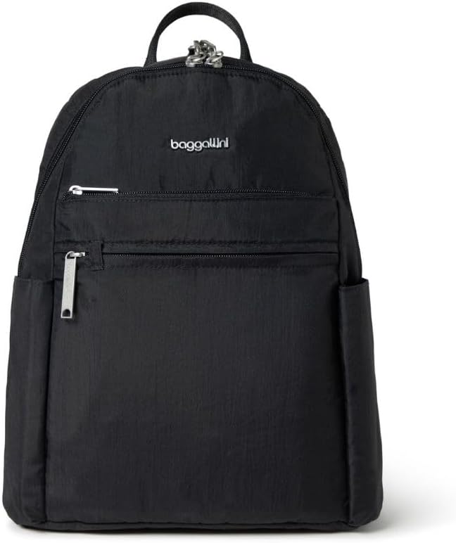 Securtex® Antifurto vacanza zaino da viaggio 10x13" Slash-Resistant Nylon Daypack w/RFID, nero