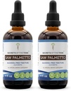Sega Palmetto Tintura Alcol-Free Liquid Extract, Sega Palmetto (Serenoa Repens) Bacca secca (2x4 FL OZ)