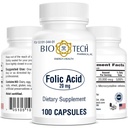 Acido farmaceutico biotecnologico (20mg, 100 Count)