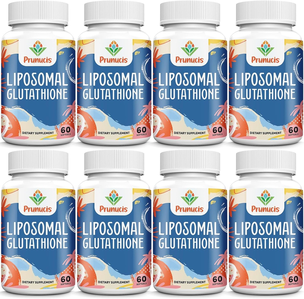 2400MG Glutathione Liposomal, con vitamina C, cardo Latte & Acido Alfa-Lipoico, Antiossidanti Master, L-Glutathione Puro Ridotto - Sistema immunitario, Riparazione Cellulare, Energia, Alta Assorbimento, 480 Softgels
