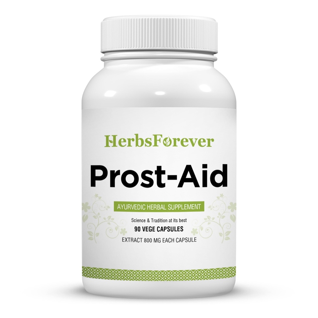 Herbsforever Prost-Aid pillola Prostate Supplemento promuove la salute prostatica 90 capsule