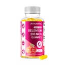 Vitamatico lievito libero Selenio Gummies 200mcg come Selenomethionine Supplemento Trace Essenziale Minerale con Assorbimento Superiore 90 Pectin Basato Gummies
