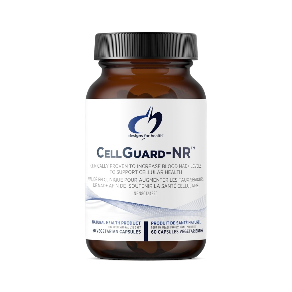 Progetti per Salute CellGuard-NR - NAD+ Supplemento - Nicotinamide Riboside Chloride con Resveratrolo + Pterostilbene per sostenere la riparazione cellulare e l'invecchiamento sano (60 capsule vegane)