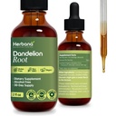 Dandelion Root 4 fl oz Liquid Extract - Natural Herbal Supplement for Cleansing, Digestive Function & Immunity - Organic Taraxacum officinale - Dimensione famiglia - Gocce ad alta potenza - 90-Day Supply