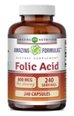 Stupefacente Formulas Folic Acid (Vitamin B9) 800 Mcg Supplemento | Capsules | Non-GMO | Gluten-Free | Made in USA (1 Pack | 240 Count)