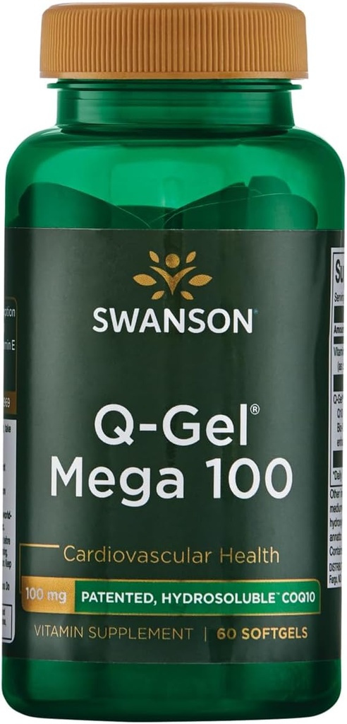 Swanson Q-Gel Mega 100 100 Milligrammi 60 Sgels