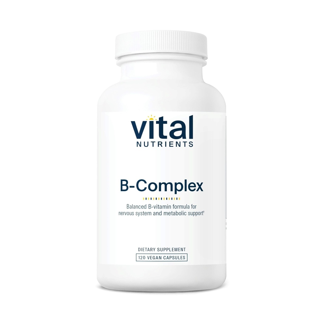 Vitamine B-Complex | Vegan ad alta potenza Methylated B Complex Vitamins | B Vitamins Support Energy Production, Metabolism, and Heart Health* | Gluten, Dairy, Soy Free | 120 Capsule