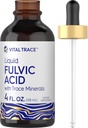 Carlyle Fulvic Acid Drops 4 fl oz | Minerali di Traccia Ionica | Supplemento liquido | Vegetariano, Non OGM & Gluten Free | by Vital Trace