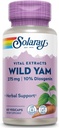 SOLARAY Garantito Potency Wild Yam Root estratto di radice, Veg Cap (Btl-Plastic) 275mg | 60ct