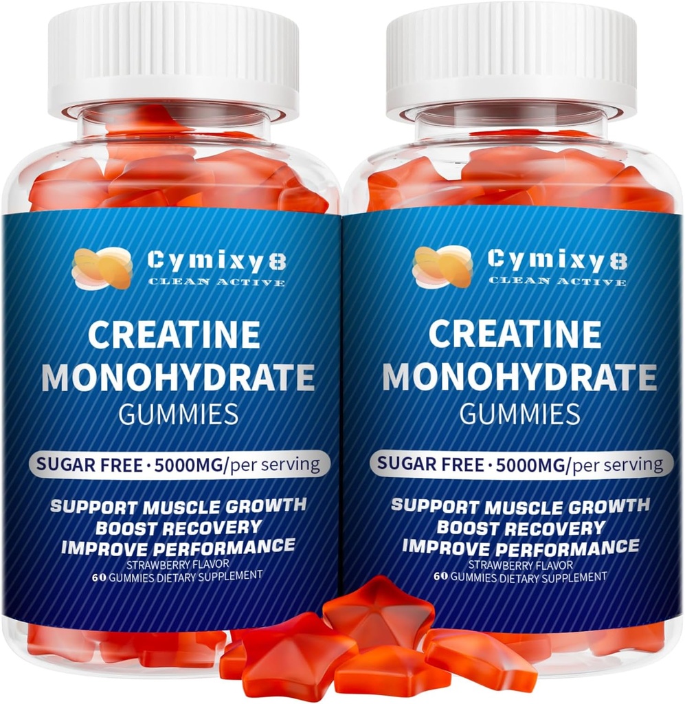 Creatina Monoidrato Gummies per uomini e donne 120Count
