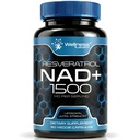 WELLNESS LABSRX NAD Supplemento, 1500mg - USA Made Liposomal NAD+ Integratore con Resveratrolo, NAD Plus Boosting - Supporto Salute Cellulare, Stamina & Aging sano - Capsule Ultra Forza