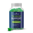 Gummie di sostegno della tiroide per le donne & uomini – Non OGM, Vegan, senza glutine, con Iodine, Kelp, Ashwagandha, Zinco, Selenio e altro – Integratore naturale delle gommie di gusto della mela per l'ipotioidismo