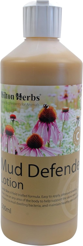 Hilton Herbs Mud Defender Batteria Protezione Lozione per cavalli, bottiglia 1.05pt