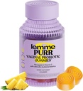 Lemme Purr Vaginal Probiotic Gummies per le donne - pH bilanciato, Odor sano, Yeast Balance & Flora Support + Vitamina C per la salute immunitaria - Ananas tasty (60 Conte)