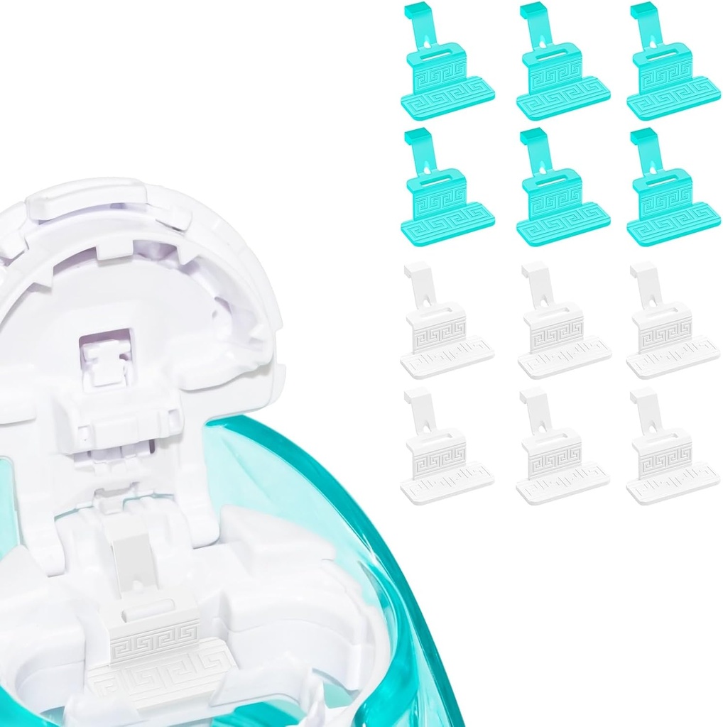 Rifornimenti in silicone FireAnt Compatibile con Navage Nasal Care, Accessori di ricambio Saline Saline riutilizzabili, Facile operazione (12 Pack - Bianco 6 + Blu 6)