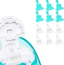 Rifornimenti in silicone FireAnt Compatibile con Navage Nasal Care, Accessori di ricambio Saline Saline riutilizzabili, Facile operazione (12 Pack - Bianco 6 + Blu 6)