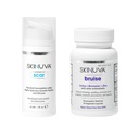 Skinuva® Scar (1 oz) & Bruise (14 capsule) - Crema di Silicone avanzata formulata con Fattori di Crescita & Bruise Remedy omeopatico formulato con Arnica, Bromelain & Zinc