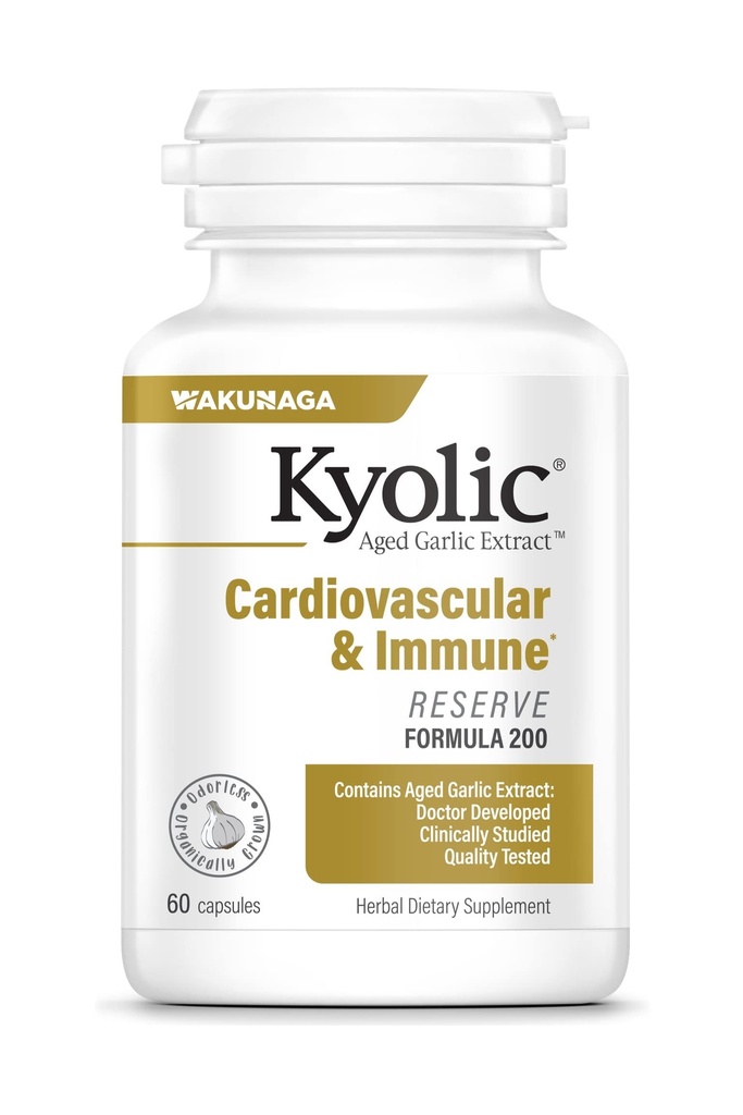Estratto di aglio Kyolic Aged Formula 200, cardiovascolare